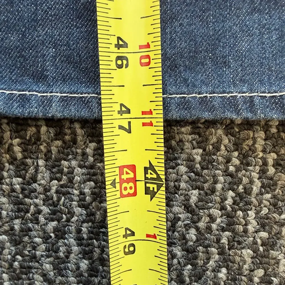 True Religion Straight Jeans Mens Dark Wash Relaxed Straight Flap Pocket 38x33